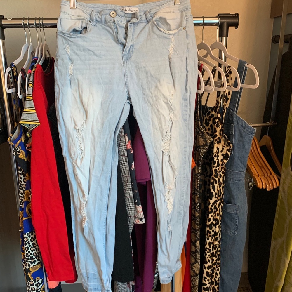 Thread and Others Distressed Denim Jeans